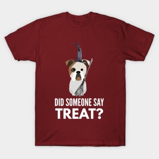 Bulldog Halloween Trick or Treat T-Shirt